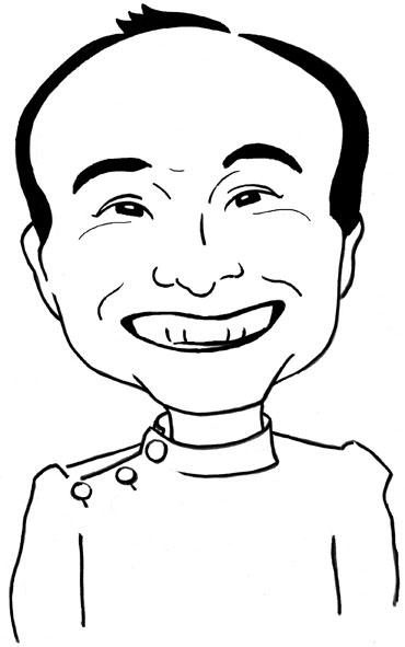 院長の似顔絵